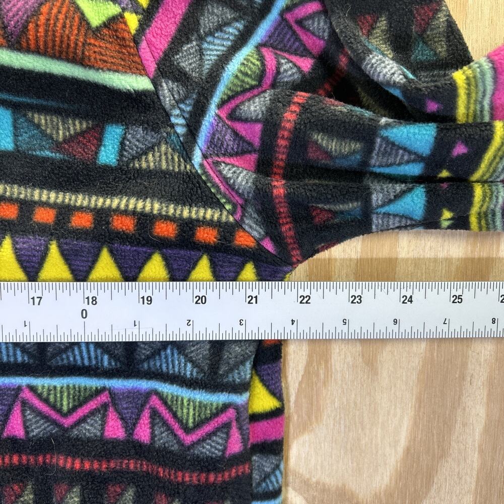 Men's Forever 21 Fleece Pullover Hoodie Aztec Print Size Large Multicolor - Picture 7 of 8